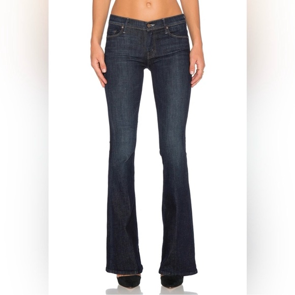 Mother women’s jeans size 24 blue flare wide leg the cruiser partners undercover - Picture 2 of 16